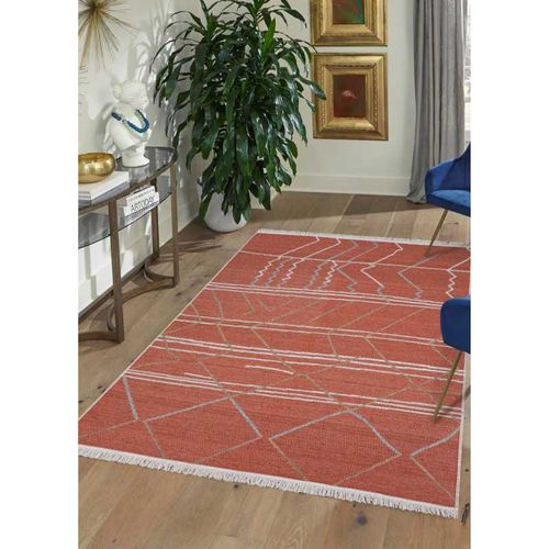 Tapis Réversible Berbère Terracotta Taupe Colorado 09 Taupe - 120x170 Cm