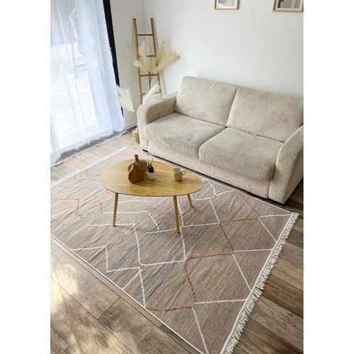 Tapis Réversible Berbère Terracotta Taupe Colorado 09 Taupe - 120x170 Cm