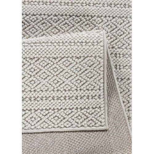 Tapis Extérieur Et Intérieur Ethnique Toulon 91 Crème - 140x200 Cm