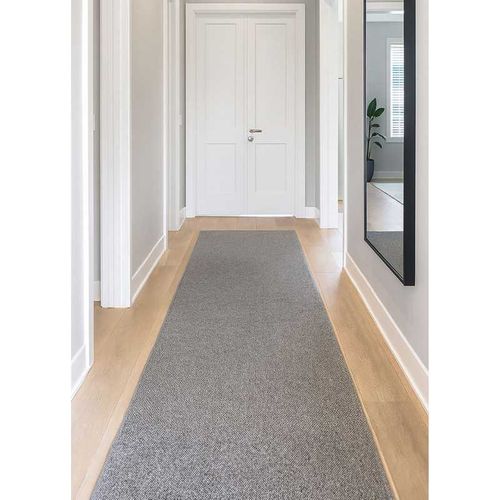 Tapis Extérieur Et Intérieur Uni Toulon 145 Gris - 80x300 Cm