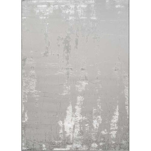 Tapis Abstrait Brillant Dubai 41 Gris - 80x300 Cm