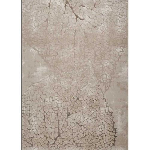 Tapis Beige Foncé Motif Brillant Dubai 43 Beige - 200x290 Cm