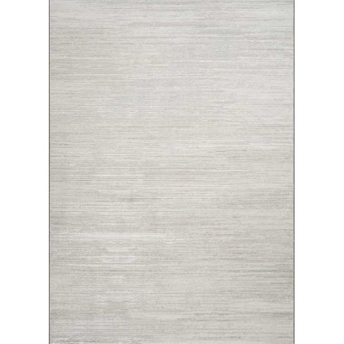 Tapis Uni Crème Satiné Dubai 45 Crème - 300x400 Cm