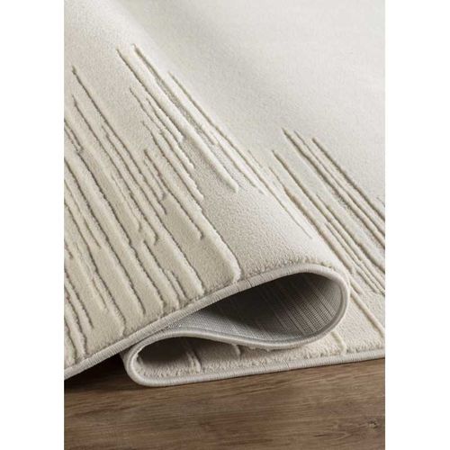 Tapis Lavable Moderne - Oslo 76 Crème - 200x290 Cm