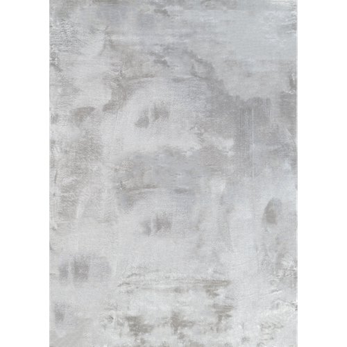 Tapis Doux Fourrure Uni - Laponie 01 Gris - 60x100 Cm