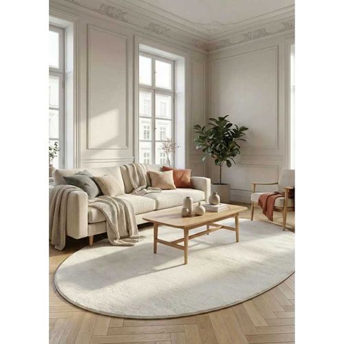 Tapis Forme Doux Fourrure - Laponie 03 Crème - 160x230 Cm
