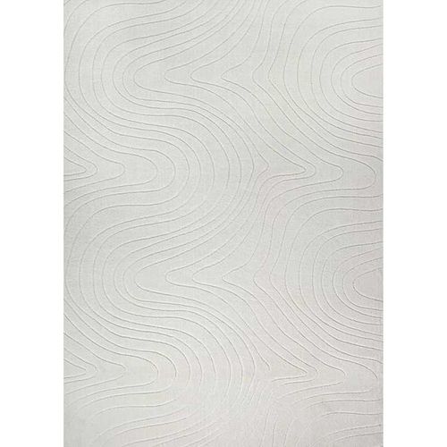 Tapis Lavable Abstrait - Toulouse 02 Crème - 80x300 Cm