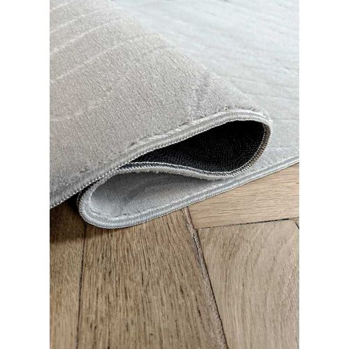 Tapis Lavable Abstrait - Toulouse 02 Gris - 60x100 Cm
