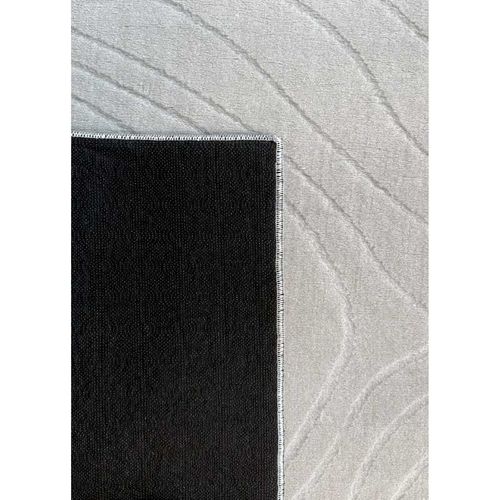 Tapis Lavable Abstrait - Toulouse 02 Gris - 80x150 Cm