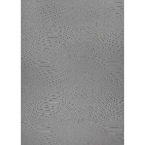 Tapis Lavable Abstrait - Toulouse 02 Gris - 80x150 Cm