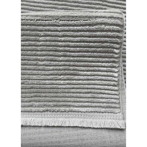 Tapis Uni Bordeaux 21 Gris - 80x300 Cm