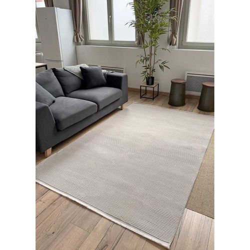 Tapis Uni Bordeaux 21 Beige - 120x170 Cm