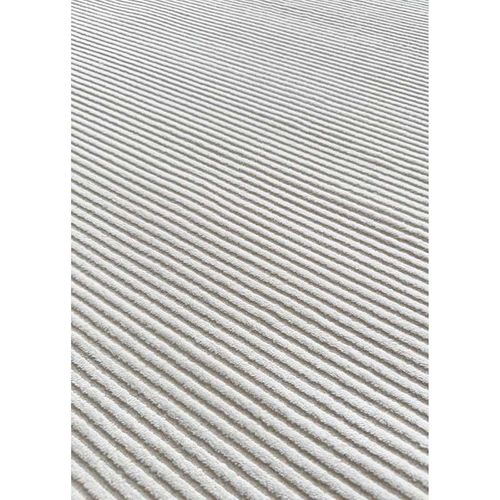 Tapis Uni Bordeaux 21 Blanc - 120x170 Cm