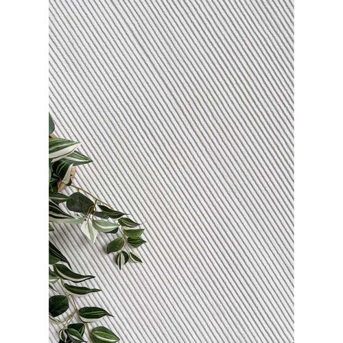 Tapis Uni Bordeaux 21 Blanc - 120x170 Cm