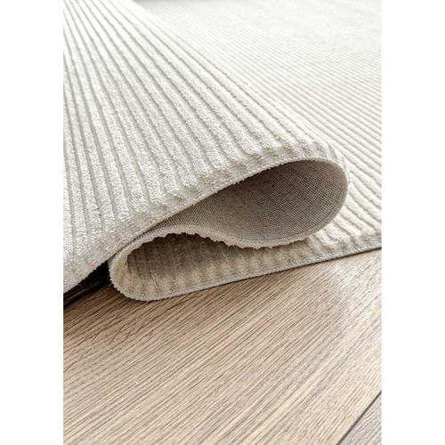 Tapis Uni Bordeaux 21 Blanc - 120x170 Cm