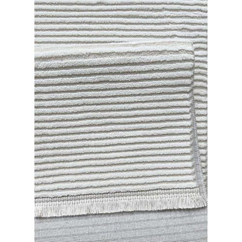 Tapis Uni Bordeaux 21 Blanc - 160x230 Cm
