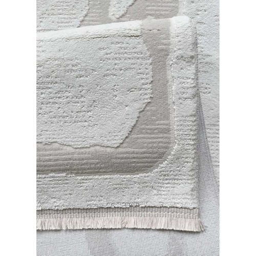 Tapis Abstrait Bordeaux 93 Blanc - 120x170 Cm
