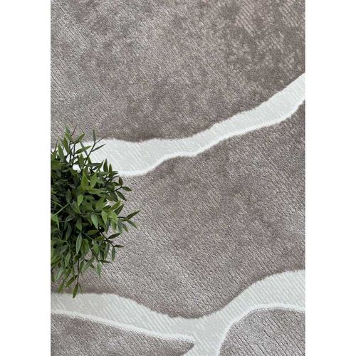 Tapis Abstrait Bordeaux 93 Beige - 200x290 Cm