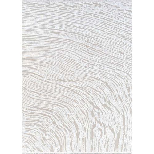 Tapis Beige Crème Moderne Bordeaux 90 Crème - 80x300 Cm