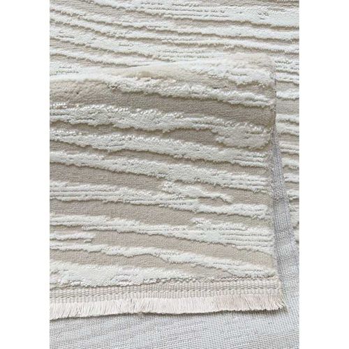 Tapis Beige Crème Moderne Bordeaux 90 Crème - 120x170 Cm