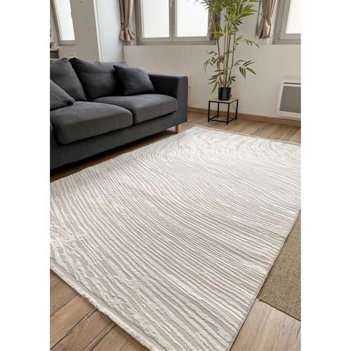 Tapis Beige Crème Moderne Bordeaux 90 Crème - 200x290 Cm