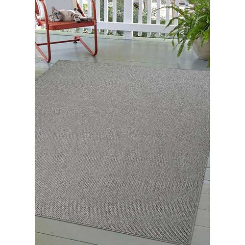 Tapis Extérieur Et Intérieur Uni Toulon 145 Gris - 200x290 Cm