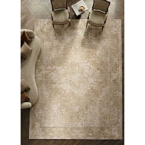 Tapis Vintage Beige - Oran 336 Beige - 80x300 Cm