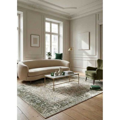 Tapis Vintage - Oran 333 Vert - 200x290 Cm