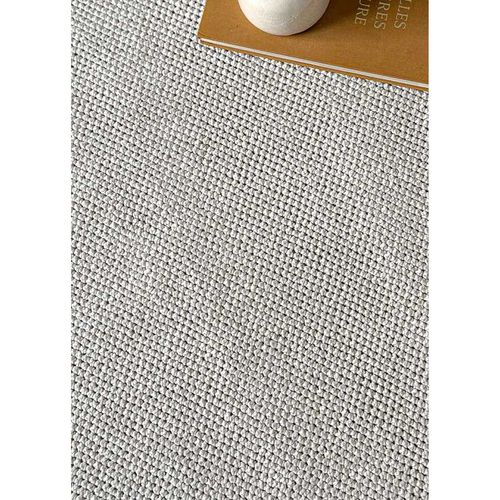 Tapis Tissé Uni Extérieur Intérieur Panama 57 Crème - 200x200 Cm