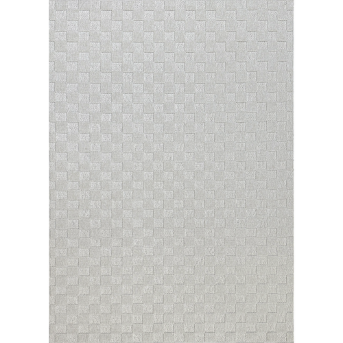 Tapis Extérieur Et Intérieur Damier Toulon 36 Crème - 140x200 Cm