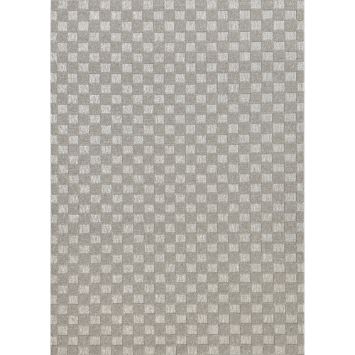 Tapis Extérieur Et Intérieur Damier Toulon 36 Beige - 240x330 Cm