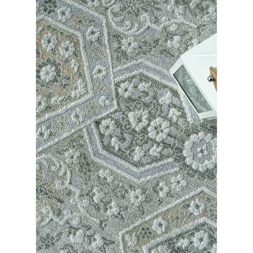 Tapis Oriental Vert Beige Nantes 20 Vert - 200x290 Cm