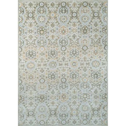 Tapis Oriental Vert Beige Nantes 20 Vert - 200x290 Cm
