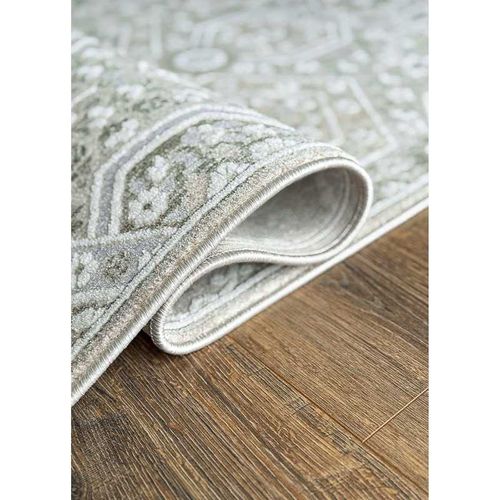 Tapis Oriental Vert Beige Nantes 20 Vert - 200x290 Cm