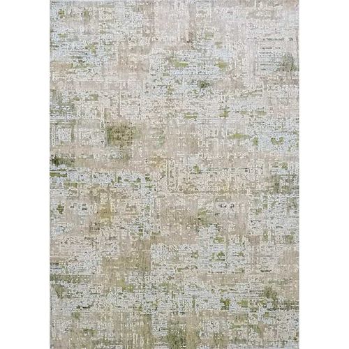 Tapis Abstrait Moderne Nantes 22 Vert - 80x150 Cm
