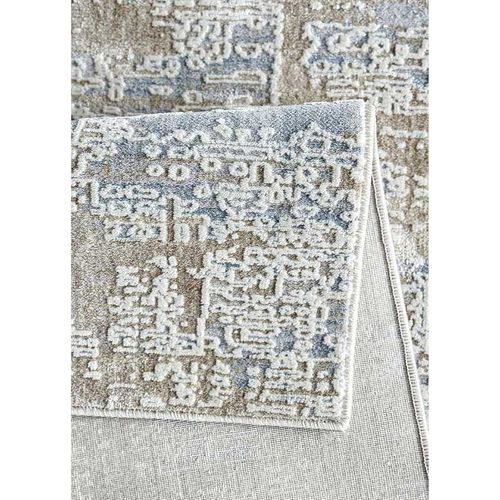 Tapis Abstrait Moderne Nantes 22 Bleu - 80x150 Cm