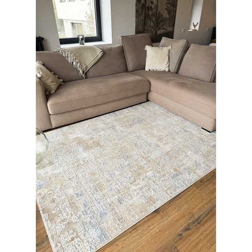 Tapis Abstrait Moderne Nantes 22 Bleu - 80x150 Cm