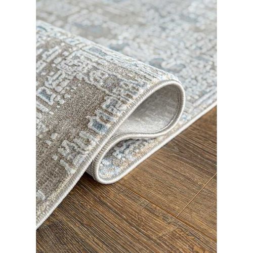 Tapis Abstrait Moderne Nantes 22 Bleu - 80x150 Cm