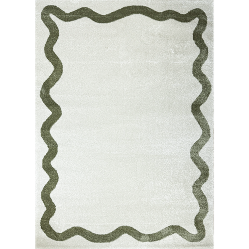 Tapis Moderne Coloré - Annecy 12 Vert - 160x230 Cm