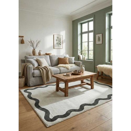 Tapis Moderne Coloré - Annecy 12 Gris - 120x170 Cm