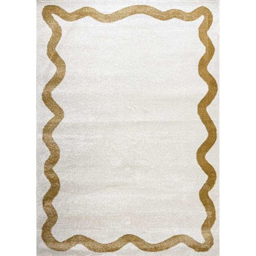 Tapis Moderne Coloré - Annecy 12 Jaune - 120x170 Cm