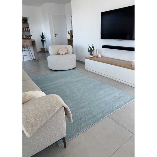 Tapis Uni Nancy 29 Bleu - 240x330 Cm