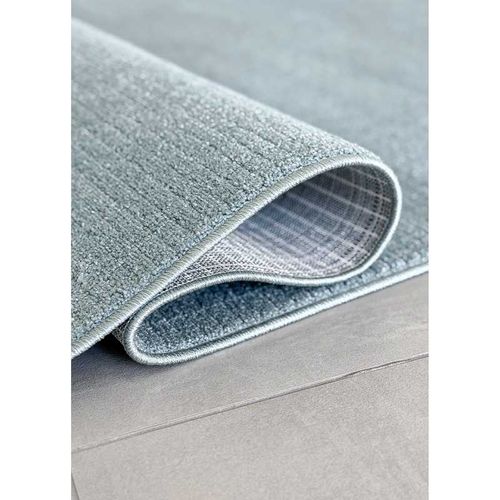 Tapis Uni Nancy 29 Bleu - 160x160 Cm