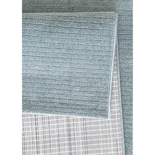 Tapis Uni Nancy 29 Bleu - 120x120 Cm