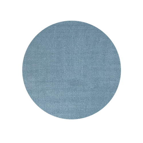 Tapis Uni Nancy 29 Bleu - 120x120 Cm