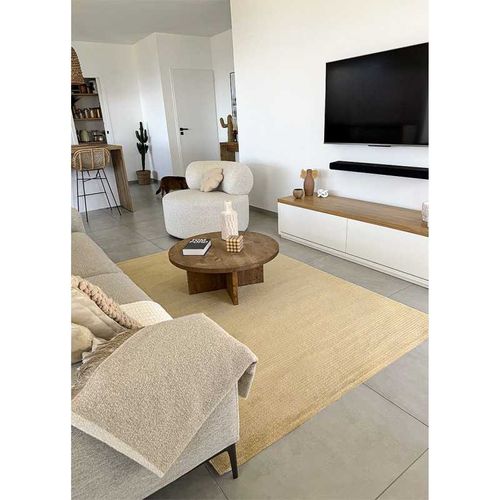 Tapis Uni Nancy 29 Jaune - 160x230 Cm