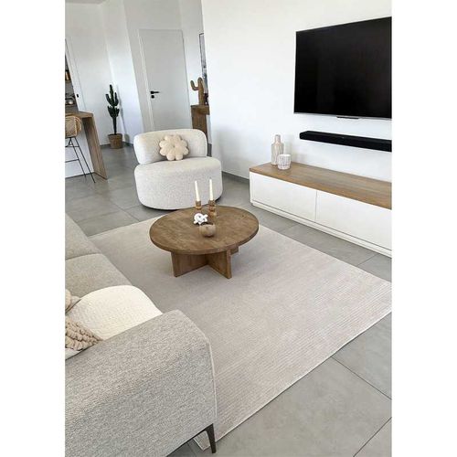 Tapis Uni Nancy 29 Beige - 200x290 Cm