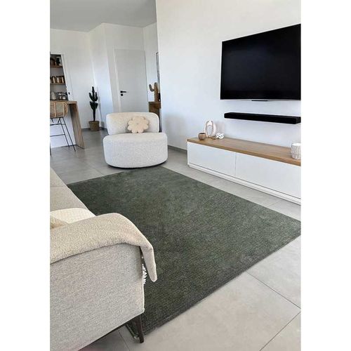 Tapis Uni Nancy 29 Vert - 120x170 Cm