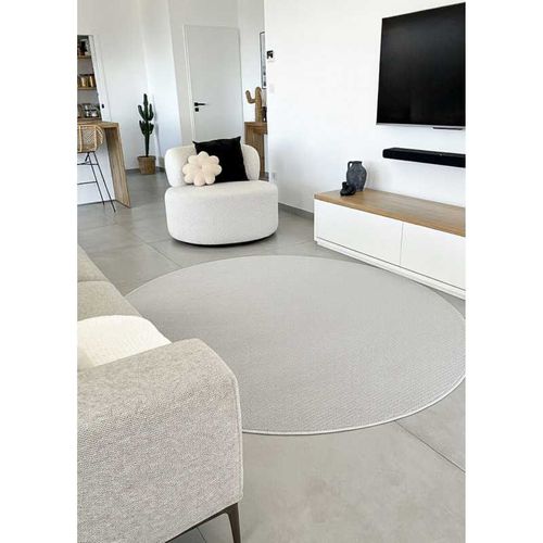 Tapis Uni Nancy 29 Gris - 120x120 Cm