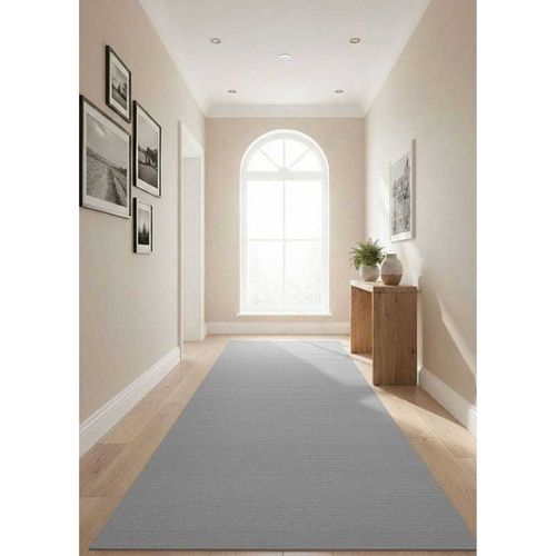 Tapis Uni Nancy 29 Gris - 80x300 Cm